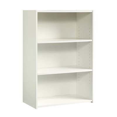 Bookcase Sauder Beginnings 3 Shelves Wood White