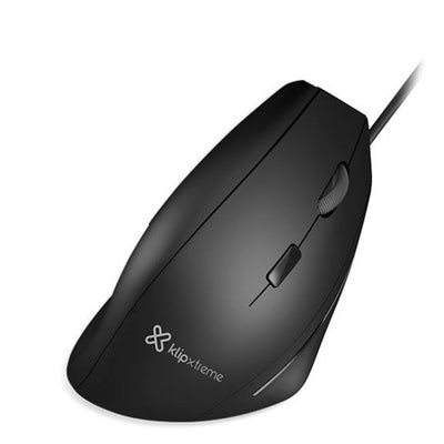 Mouse gamer KlipXtreme Krest vertical 1000 a 1600 dpi Black